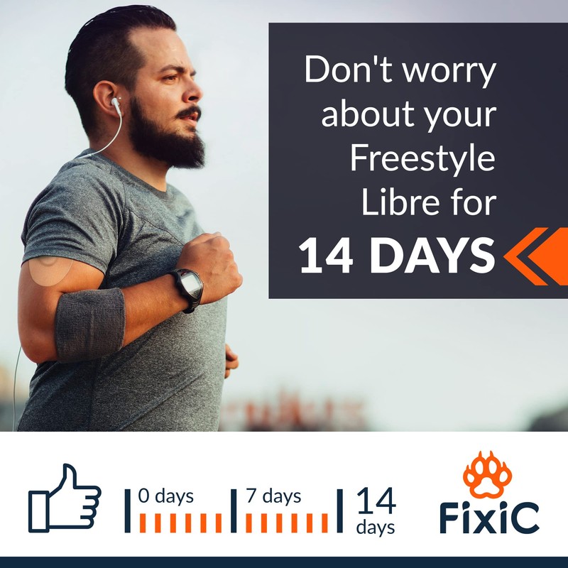 Fixic Freestyle Adhesive Patches 25 PCS – Good for Libre