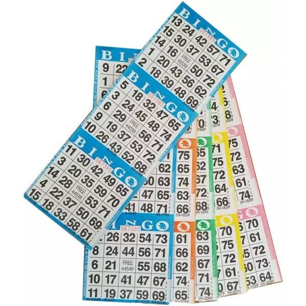 Does not apply Bingo Paper Game Cards - 3 Cards