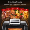 Electric Grill Indoor, Smokeless Barbecue Grill, 7-in-1 Air Fryer Combo,