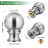 Ball Lamp Finial Cap Knob for Lamp Shade Top,Solid Lamp