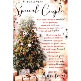 For A Very Special Couple Christmas Cards - Size 6" X 9"
