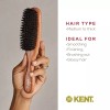 Kent LR6 Finest Dark Wood Styling Hair Brushes for Women