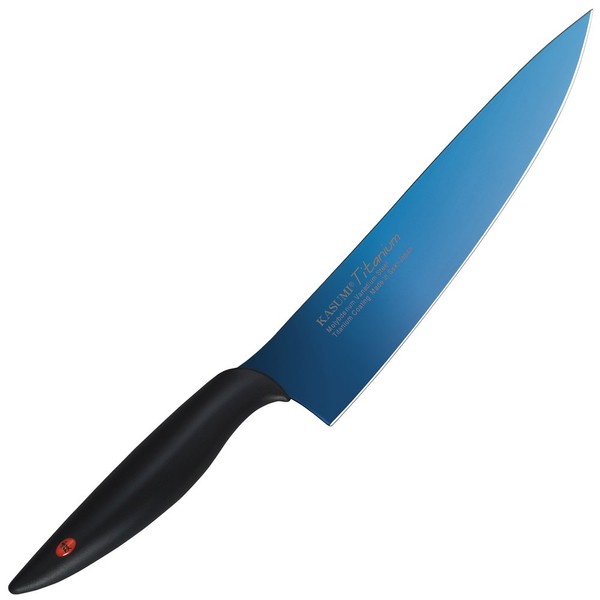 SUMIKAMA Kasumi 22020/B Titanium Sword Knife, 7.9 inches (20 cm), Blue