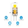 VINBE G4 COB LED Lamp AC/DC12V 2W 140lm Warm White