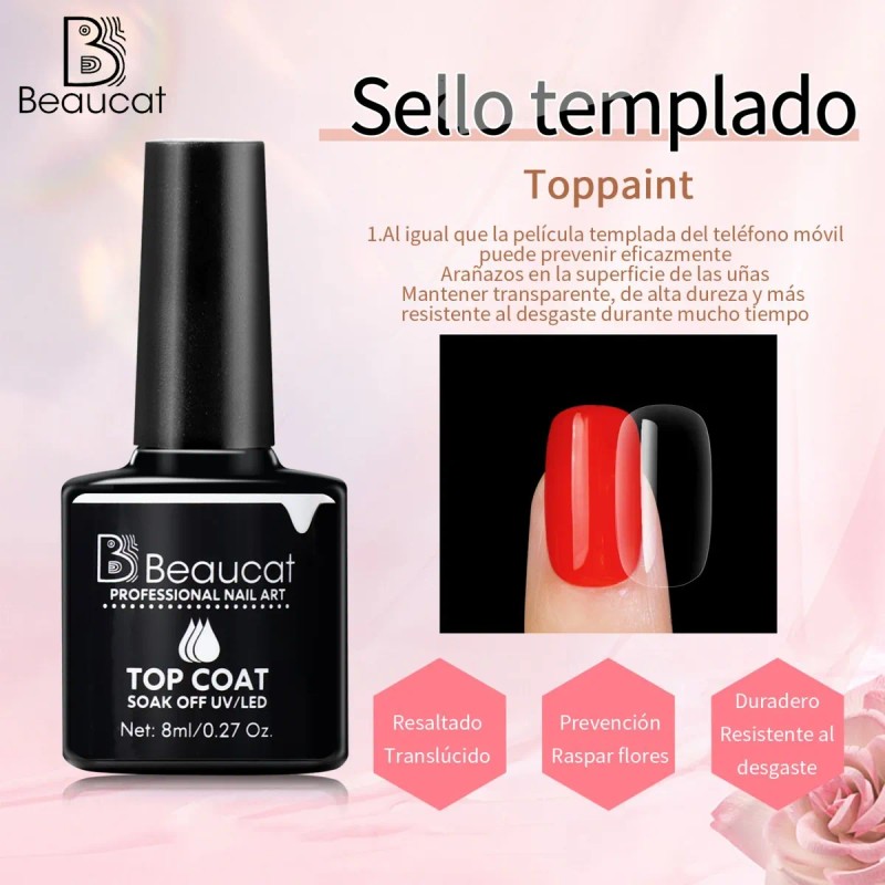 Kit Para De Uñas Polygel Completo Acrilicas Beaucat 18 Pcs