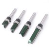 Wolfride 4PCS Straight Router Bit with Bearing, 1/4-Inch Shank Top