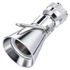 Enhon 2 Setting Pivoting Single Spray Shower Head with Shut