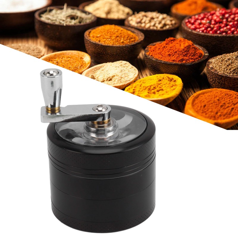 63mm Spice Grinder Hand Operated Zinc Alloy Spice Grinder Spice
