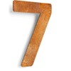 Vintage House Number 7 - Solid, Weatherproof & Durable -