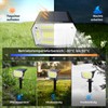 TECKNET Solar Lights for Outdoor Garden, 59 LEDs Solar Spotlight