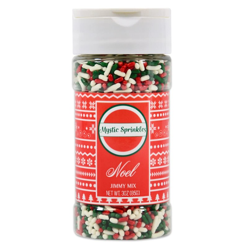 Mystic Sprinkles Christmas Holiday Jimmy Sprinkle Mixes (Noel Mix 3oz)