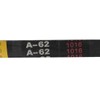 sourcing map A62 V-belt 62 inch pitch length A-profile rubber