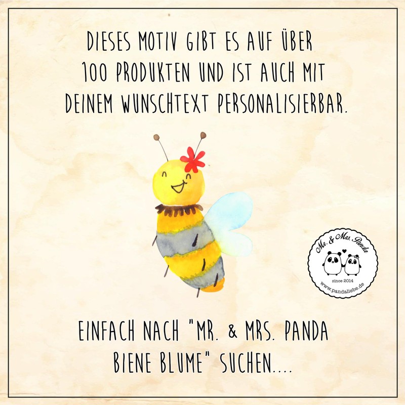 Mr. & Mrs. Panda Organic Baby Bib Bee Flower, White