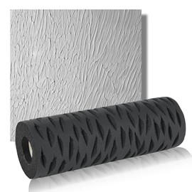 9" Drywall Texture Roller - Professional Drywall Pattern Roller for Walls & Ceilings, Tree Bark Paint Applicator