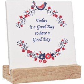 Cute Office Decor, Funny Office Signs, Office Desk Decorations Sign, Home Decor,Desk Accessories, Office Decor for Women, Gifts for Women Coworker Colleague Friends Employees,Its A Good Day