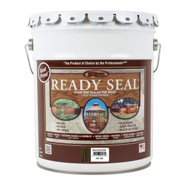Ready Seal 535 Exterior Stain and Sealer for Wood, 5-Gallon, Mission Brown