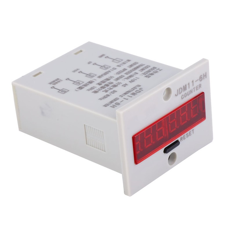 JDM11-6H Electronic Counter 6 Digits LED Digital Display Counter Relay