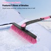 HEEYA 48 Inch Long Snow Brush for SUV, Extendable Ice