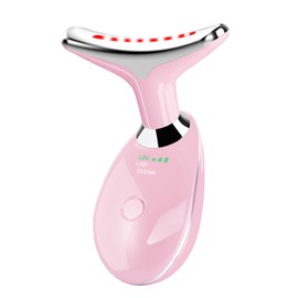 Facial Massager, Portable Face Neck Massager Wand for Skin Care(PinkPurple)