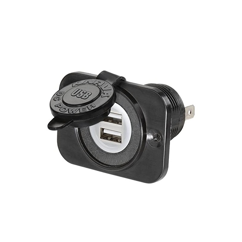 Narva Heavy-Duty Dual USB Socket