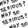 Joker Sticker 10 x 7 cm Why So Serious Lettering