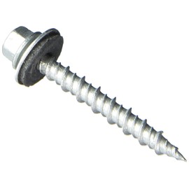 #10 x 1-1/2 Hex Washer Head Metal Roof Screw. 100ct - Self starting/self tapping metal to wood, sheet metal roofing, siding screws with EPDM washer seal. Powder Coated for Corrosion Resistance. For corrugated roofing. (#10 x 1-1/2 Inch)