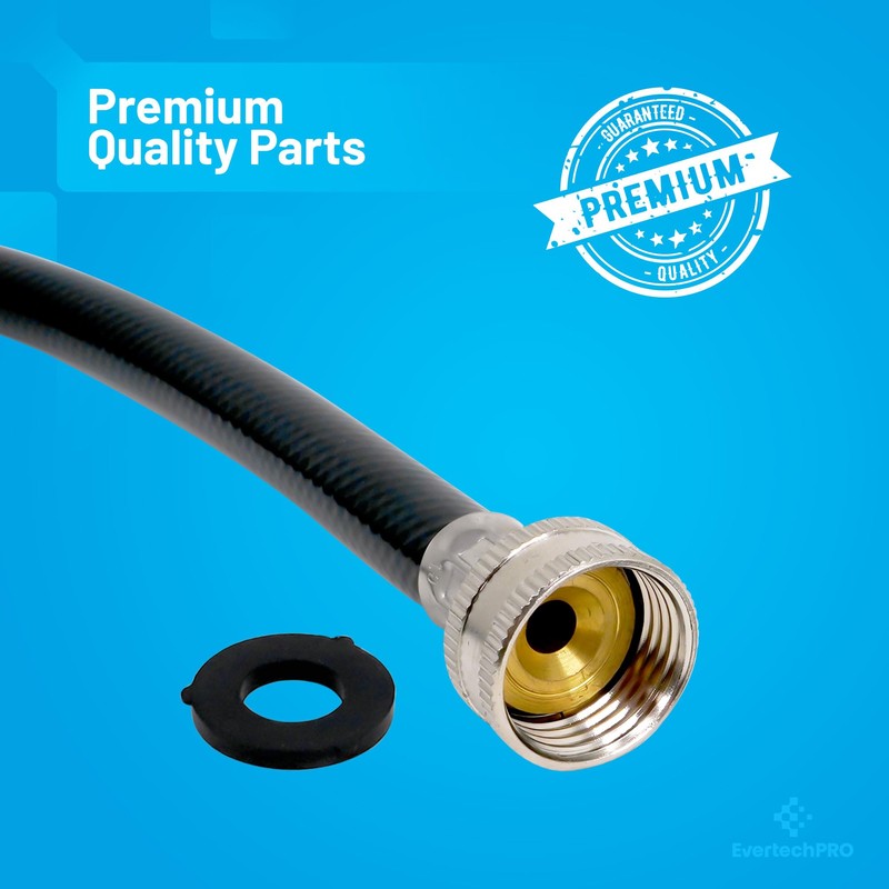 PLB83661204 EvertechPRO Washing Machine Hoses - 12 Inch Y Mixer