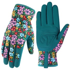 Gardening Gloves - Gardening Gloves for Women Firm Grip Breathable Garden Gloves Puncture-Resistant Work Gloves Green