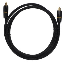 KOMBIUDA Optical Audio Cable Male to Male for Tv Amplifiers Home Theaters Channel Design for Sturdy Fiber Material Enhanced Audio Experience