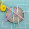 Leadigol 5PCS Reusable Silicone Straws Tableware Party Supplies Tea For