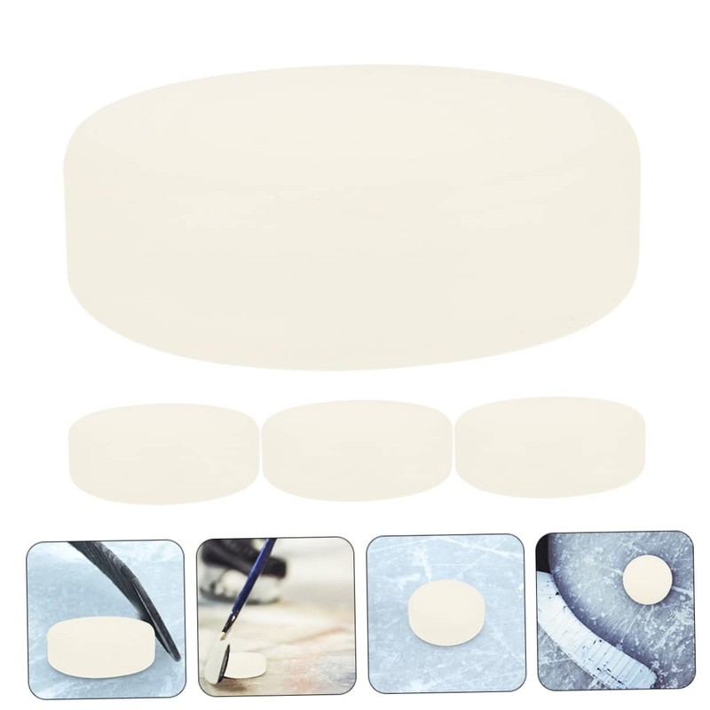 BIUDECO Ice Hockey Pucks 4 Pack Hockey Pucks for Training