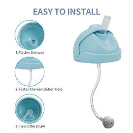 Toddler Water Bottle 360 Cup, Sippy Cups with Weighted Straw, Dishwasher Safe, Trainer Cup with Longer Handles 6+ Months, Non Spill Childrens Cups, Leakproof, BPA-Free, 8oz/ 220ml(Green)