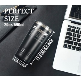 Onebttl Funny Paramedic Gifts, Gifts for EMT and EMS on National Emergency Medical Technician Day and International Paramedics Day, Stainless Steel Insulated Tumbler - Magician