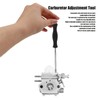 Qiilu Carburetor Adjustment Tool, Carb Adjusting Tool Kit, Carburetor Screwdriver,
