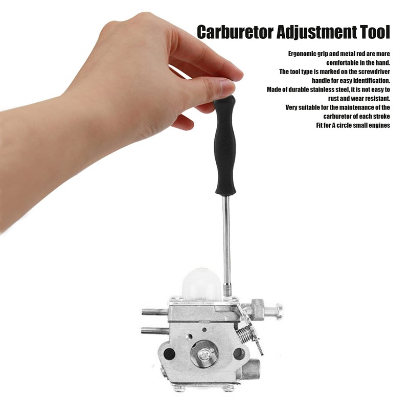 Qiilu Carburetor Adjustment Tool, Carb Adjusting Tool Kit, Carburetor Screwdriver,