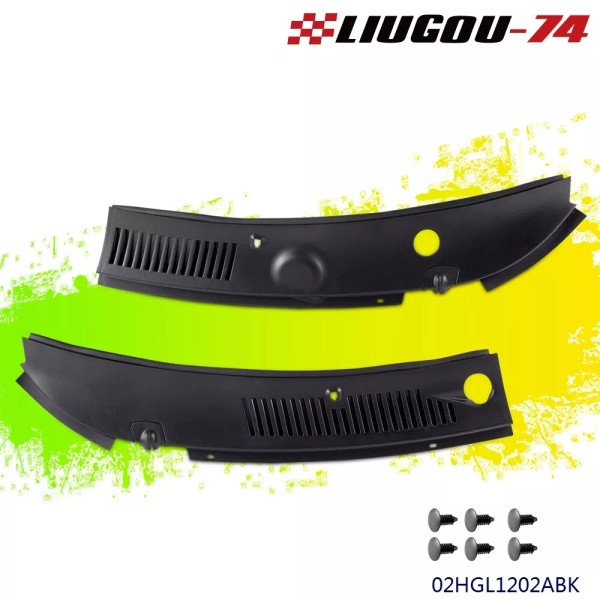 liugou74 Fit For 99-04 Ford Mustang Improved Windshield Wiper Cowl
