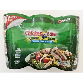 CHICKEN OF THE SEA 12 Packs Chicken of the Sea Chunk Light Premium Tuna in Water 7oz each FREE SHIP