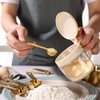 18PCS Measuring Cup Stainless Steel Gold Coffee Spoon Cup Set