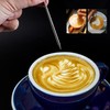Honbay 4PCS Stainless Steel Coffee Latte Art Pens Tool for