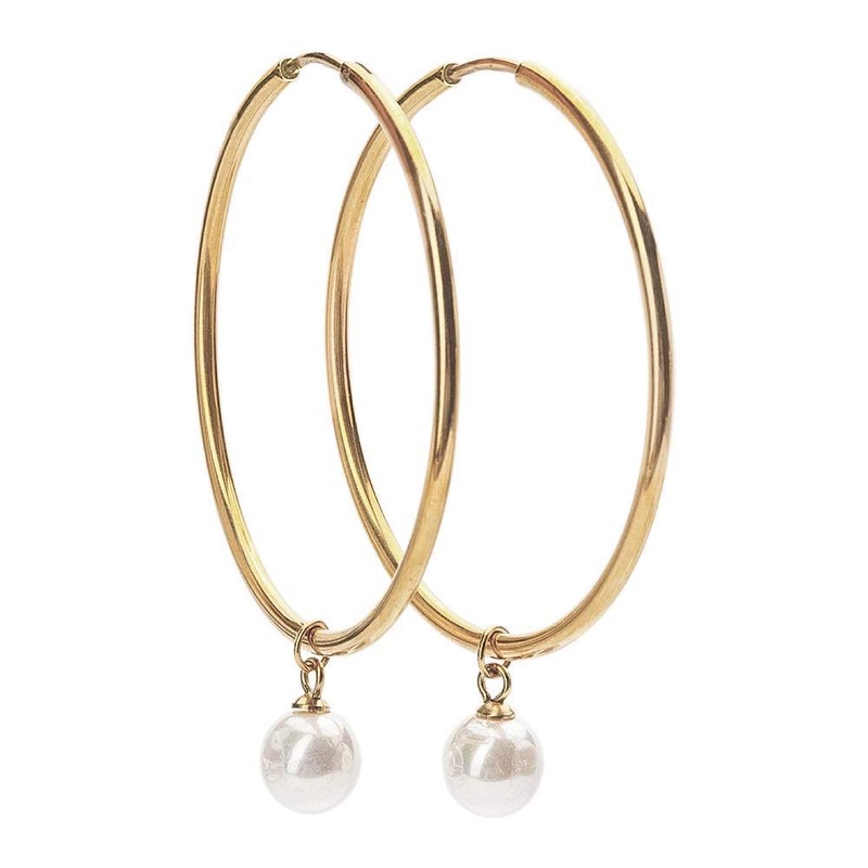 LuckyLy Set Juego de Joyería para Mujer con Perlas Naturales,