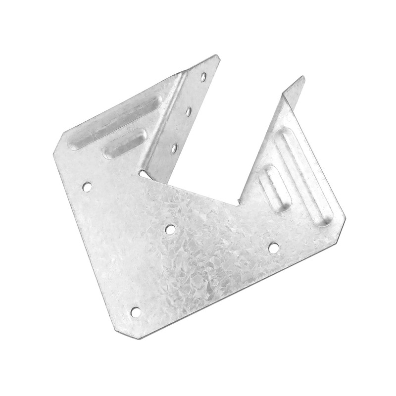 QWORK Galvanized 18-Gauge Hurricane Tie, 40 Pack Steel Connector for