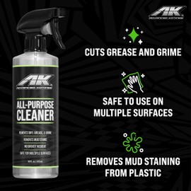 Advanced Kotings All Purpose Cleaner | Interior or Exterior Spray for Cars, ATVs, UTVs, Dirt Bikes, Motorcycles and More | Removes Dirt, Oil, Grime and Shines Surfaces | 16 fl oz Spray - 4 Pack