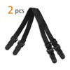 uxcell Elastic Non-slip Adjustable Bra Shoulder Strap Clips Holder for