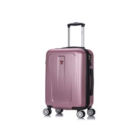 DUKAP CRYPTO Luggage with Spinner Wheel | Spacious Travel Suitcase with TSA Lock and Ergonomic GEL Handle | 20 Inch Carry-On Hardside Luggage | Rose Gold