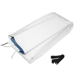 RV Awning Fabric Replacement 8'x 8'1", Universal Weatherproof Vinyl Canopy Shade for Camper Trailor,Motorhome Outdoor - Ocean Blue Fade