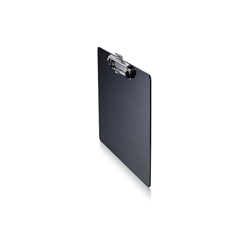 Officemate 83050 Recycled Landscape Plastic Clipboard, black