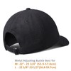 GADIEMKENSD Winter Unstructured Baseball Caps Wool Hat, Unstructured, Black