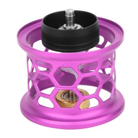 All Metal Short Modified Maintenance Spool Wire Cup DIY Fishing Casting Reel AccessoryPurple