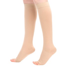 Compression Socks, Elastic Stockings, Graduated Compression, Cold Removal, Compression Socks, Beautiful Legs, Slimming, High Socks, Tightening, Air Conditioning, Airplanes, Gym, Yoga, Sports, (XL,