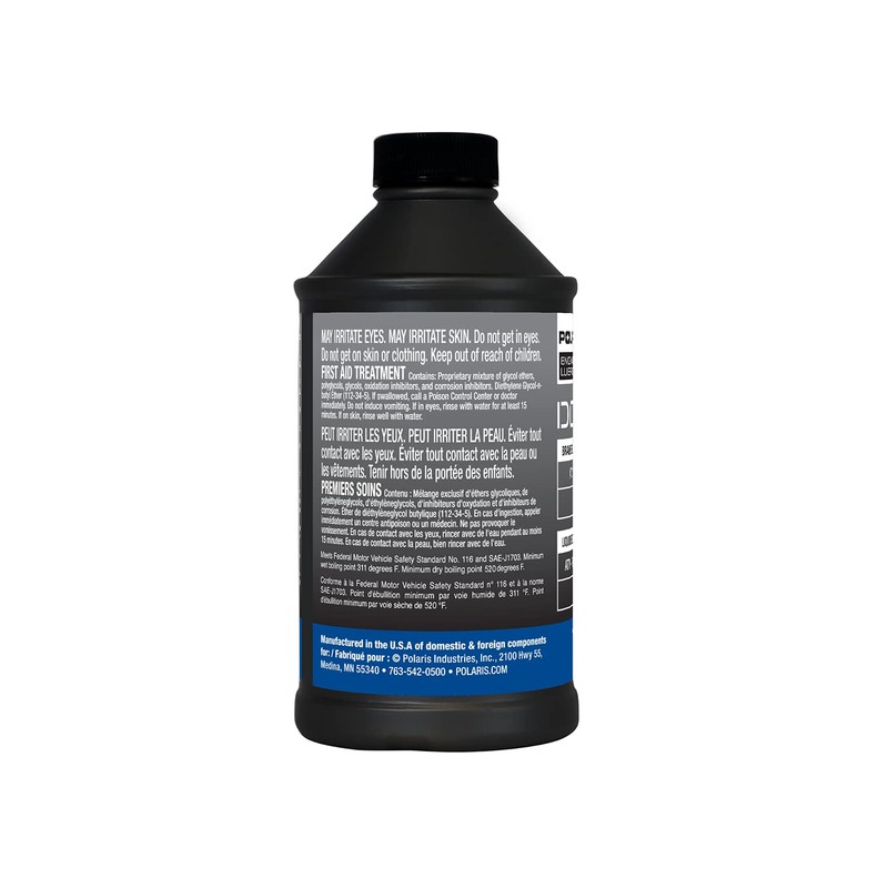 Polaris DOT 4 Brake Fluid for RANGER, RZR, ATV, Snowmobile